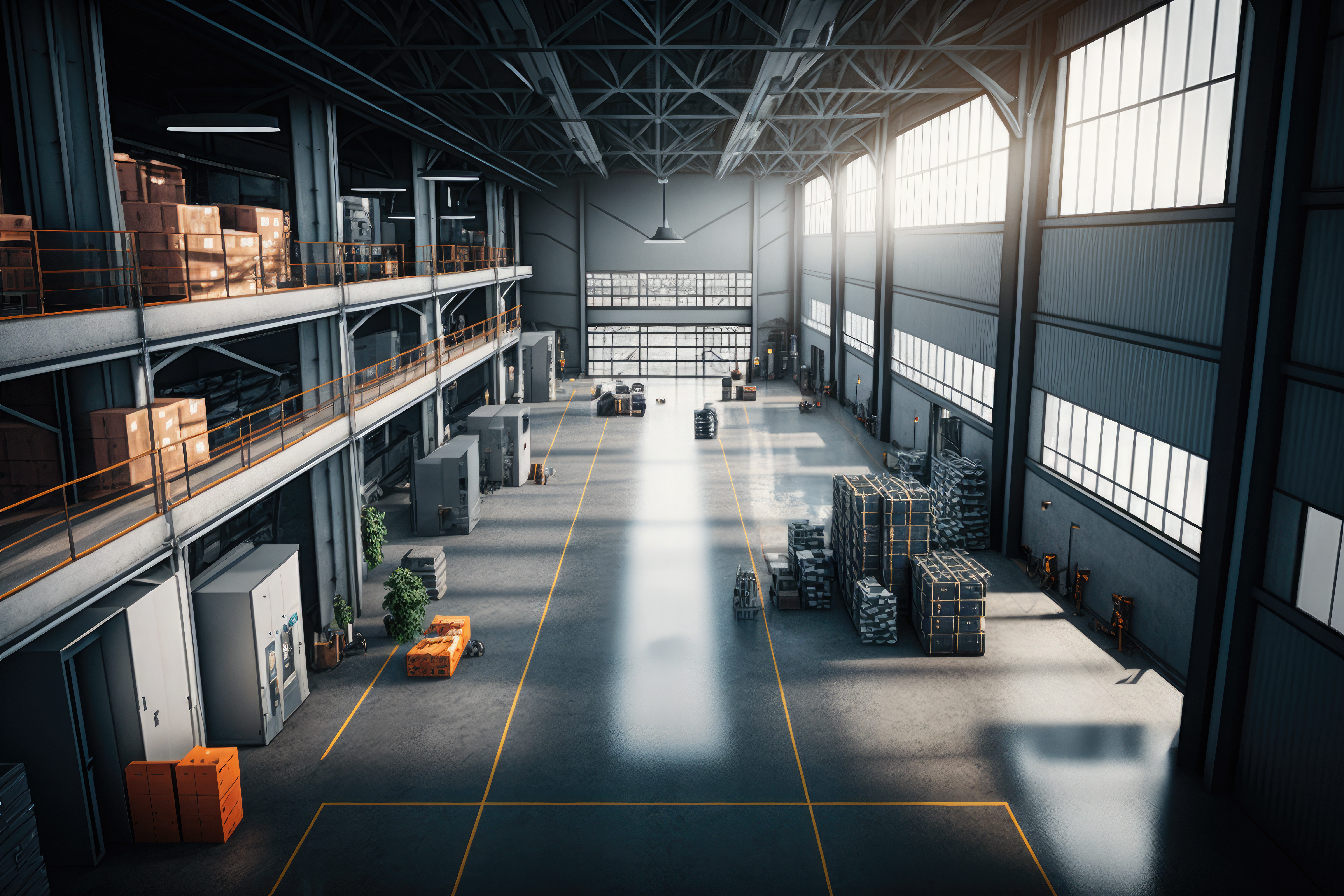 Warehouse for regional sourcing and export