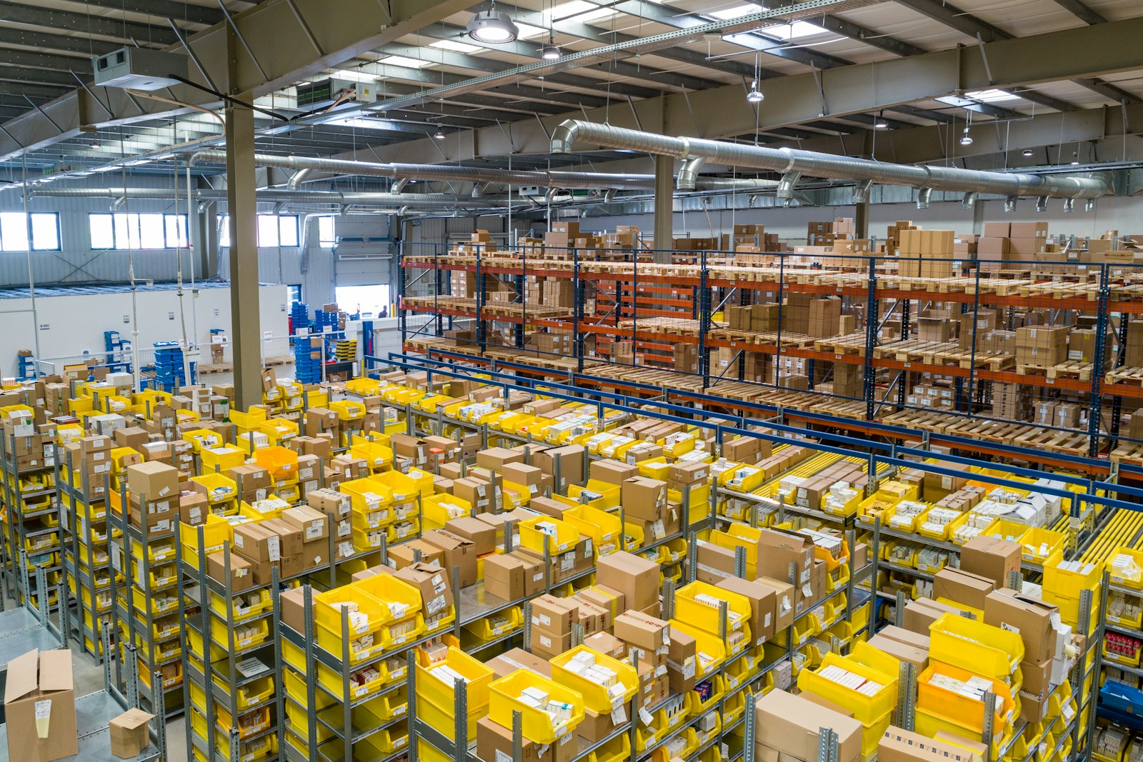 Organized regional warehouse inventory